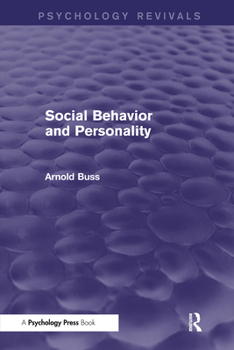 Paperback Social Behavior and Personality Book
