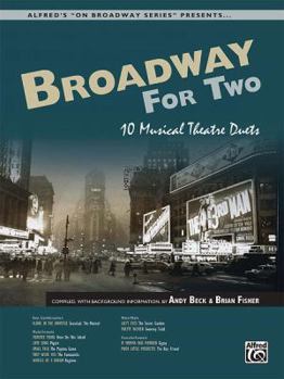 Paperback Broadway for Two: 10 Musical Theatre Duets, Book & CD Book