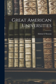 Paperback Great American Universities Book