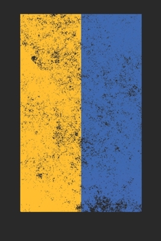 Paperback Ukraine Flag: Blank Lined Ukraine Flag Notebook for Ukrainian - 6x9 Inch - 120 Pages Book