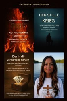4 Predigten in 1 von Zacharias Godseagle mit Audio-Links: Gesalzen vom Feuer auf 7 Bergen mit 14 Geschichten - Bedeutung erlangen für Gottes Wachstum ... Ein lebendiger Altar werden (German Edition)