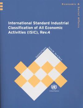 Paperback International Standard Industrial Classification of All Economic Activities (Isic) Book