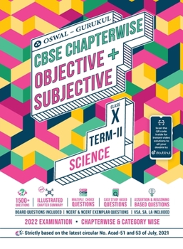 Paperback Science Chapterwise Objective + Subjective for CBSE Class 10 Term 2 Exam Book