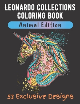 Paperback Leonardo collections Coloring Book Animal Editions: Mandala coloring book Animal Editions Book