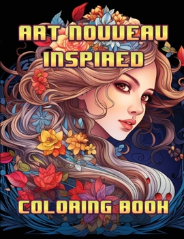 Paperback Art Nouveau Inspired Coloring Book