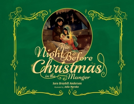 Paperback The Night Before Christmas in the Manger Book