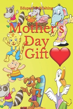 Paperback Mother's Day Gift: Math Puzzles Book For My Kind Mom - Animals Pattern Book