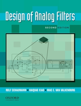 Hardcover Design of Analog Filters 2nd Edition Book