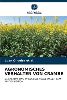 Paperback Agronomisches Verhalten Von Crambe [German] Book