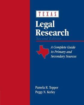 Paperback Texas Legal Research Book