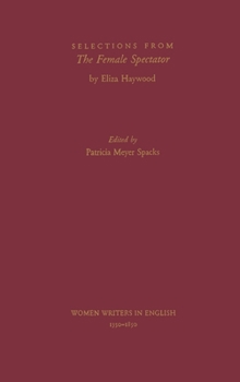Hardcover Selections from the Female Spectator Book