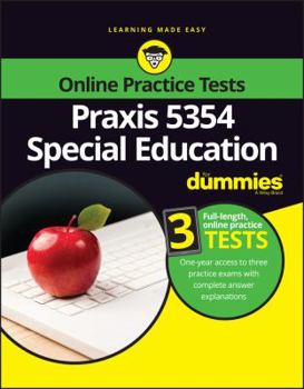 Paperback Praxis 5354 Special Education for Dummies Book