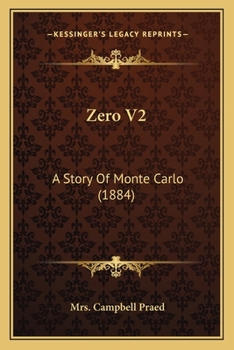 Paperback Zero V2: A Story Of Monte Carlo (1884) Book