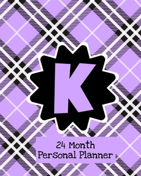 24 Month Personal Planner: Monogrammed Schedule and Organizer