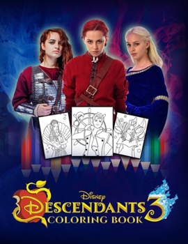 Paperback Descendants 3 Coloring Book: Jumbo Coloring Book with Exclusive and Premium Images for Kids & Adults (Unofficial) Book