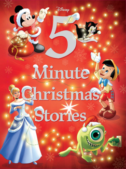 Hardcover Disney: 5-Minute Christmas Stories Book
