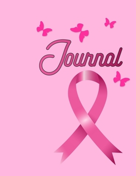 Journal: Black and Pink Journal Notebook for Breast Cancer Survivors, (Breast Cancer Awareness Gift, Cancer Journal, Breast Cancer Journal)