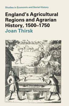Paperback Agricultural Regions and Agrarian History in England, 1500-1750 Book