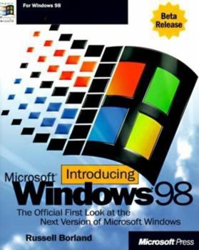 Paperback Introducing Microsoft Windows 98: Bata Edition [With Beta of Windows 98] Book