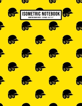 Softball Isometric Graph Paper Notebook: Softball Isometric Graph Paper Notebook Journal | 110 Pages | Large 8.5 x 11