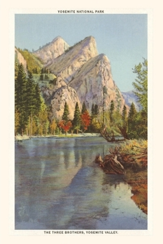 Paperback The Vintage Journal Three Brothers Peaks, Yosemite, California Book