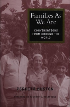 Hardcover Families as We Are: Conversations from Around the World Book