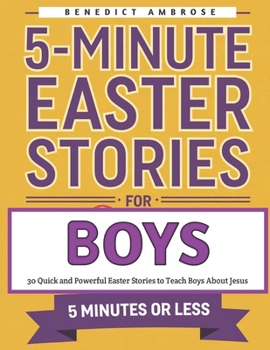Paperback 5-Minute Easter Stories for Boys Book