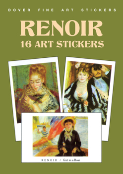 Paperback Renoir: 16 Art Stickers Book