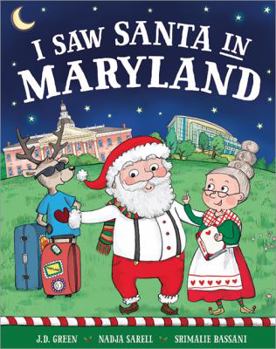 Hardcover I Saw Santa in Maryland Book