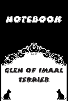 Paperback Glen of Imaal Terrier Notebook: Black and White notebook, Decorative Journal for Glen of Imaal Terrier Lover: Notebook /Journal Gift, Black and White, Book