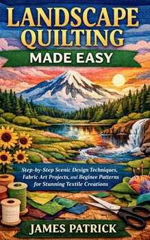 Paperback Landscape Quilting Made Easy: Step-by-Step Scenic Design Techniques, Fabric Art Projects, and Beginner Patterns for Stunning Textile Creations Book