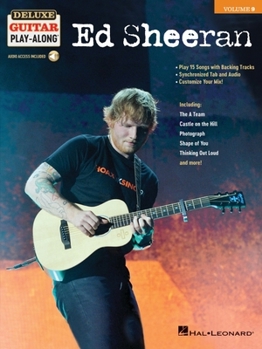Paperback Ed Sheeran: Deluxe Guitar Play-Along Volume 9 (Book/Online Audio) Book