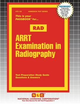 Paperback ARRT Examination in Radiography (RAD) Book