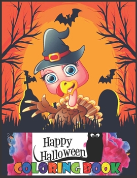 Paperback Happy HALLOWEEN: coloring book for kids ages 3-9 Book