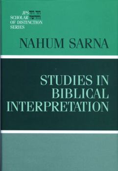 Hardcover Studies in Biblical Interpretation Book