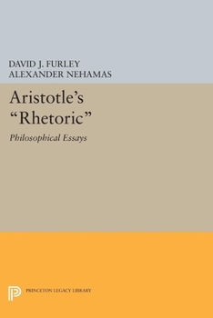 Paperback Aristotle's Rhetoric: Philosophical Essays Book