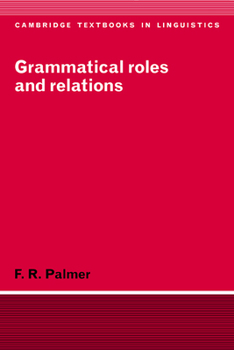 Paperback Grammatical Roles and Relations Book
