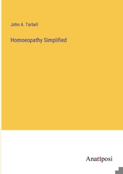 Paperback Homoeopathy Simplified Book