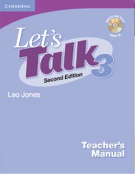 Paperback Let's Talk Level 3 Teacher's Manual with Audio CD [With CDROM] Book