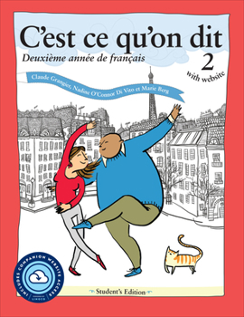 Paperback C'Est CE Qu'on Dit with Website PB (Lingco): Deuxième Année de Français Book
