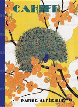 Hardcover Peacock Blossoms French Journal Book