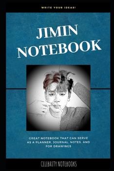 Paperback Jimin Notebook: Great Notebook for School or as a Diary, Lined With More than 100 Pages. Notebook that can serve as a Planner, Journal Book