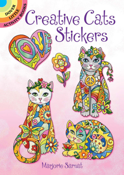 Paperback Creative Cats Stickers Book