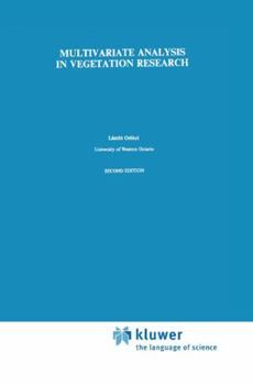 Hardcover Multivariate Analysis in Vegetation Research Book