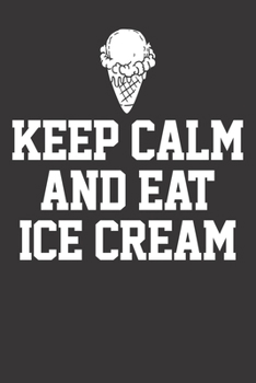 Notebook: Ice Cream Summer Treats Gift Inspirational Dot Grid 6x9 120 Pages
