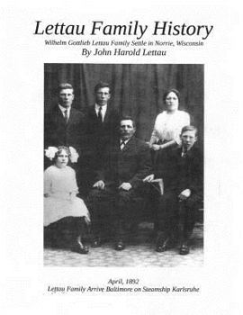 Paperback Lettau Family History Book