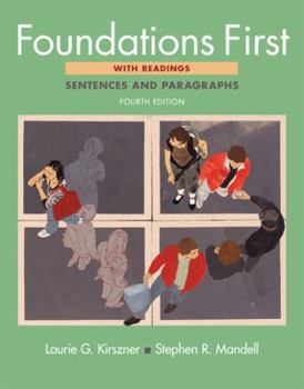 Paperback Foundations First with Readings: Sentences and Paragraphs Book