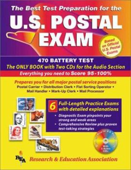 US Postal Exams (REA) - The Best Test Prep for Exams 460 & 470 w/ audio CDs (Test Preps)