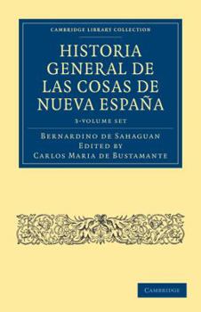 Paperback Historia General de Las Cosas de Nueva España 3 Volume Paperback Set [Spanish] Book