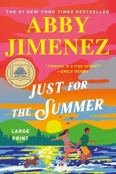 Paperback Just for the Summer [Large Print] Book